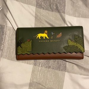 Loungefly Lion King wallet and cardholder bundle.